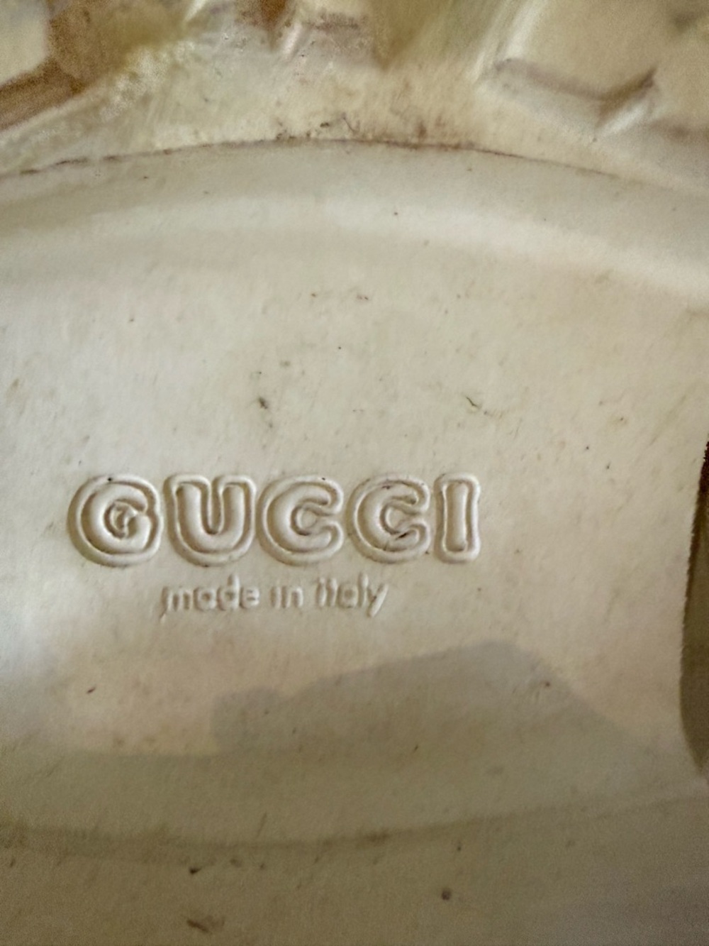 Gucci Cream Clogs - Picture 7 of 10